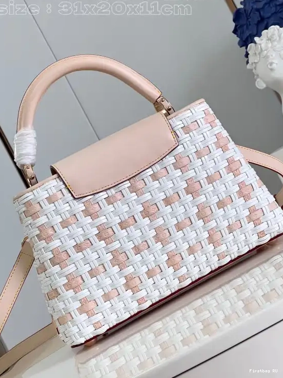 First bag ru VUITTON LOUIS CAPUCINES BB-31.5*20*11CM 0706